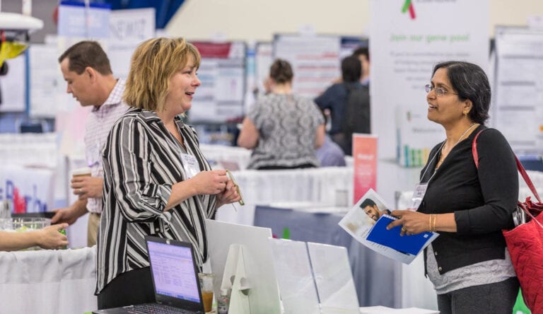 Attendee and Employer at ASHG Meetings Career Fair