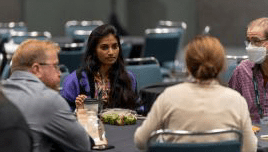 ASHG attendees at Saturday Roundtables Event