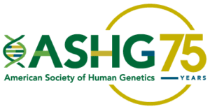 ASHG 75 Anniversary Logo