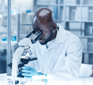 Photo of Scientist in lab