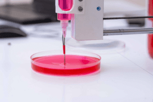 Research 3D bioprinter for 3D print cells onto an petri dish. 