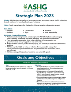 ASHG Strategic Plan 2023