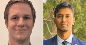 Joshua Hack (left) and Mohammad Nazim, PhD (right)